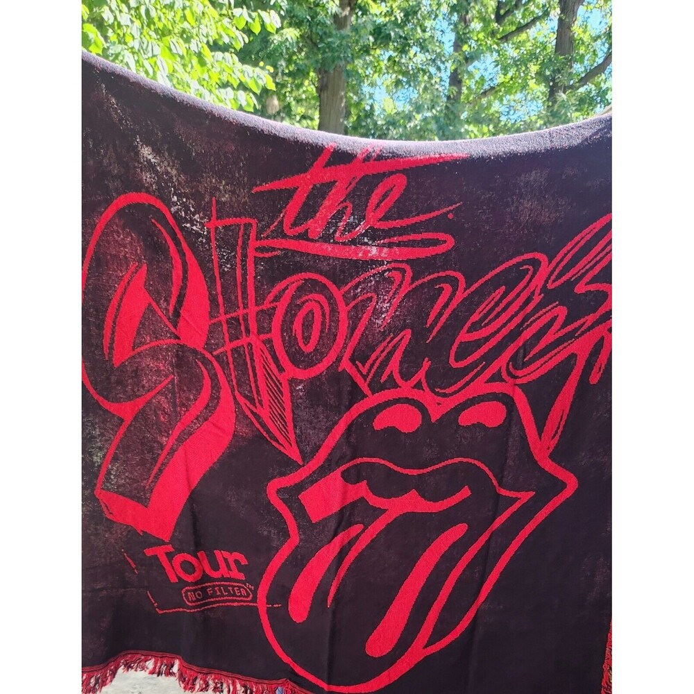 Rolling Stones No Filter Tour 2021 Throw Blanket Lithographs Concert VIP Merch